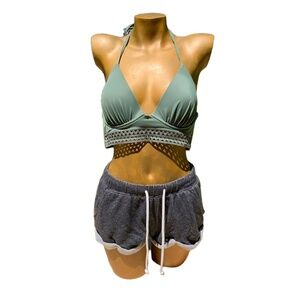 NWOT Shade & Shore Tropics Push Up Bikini Top